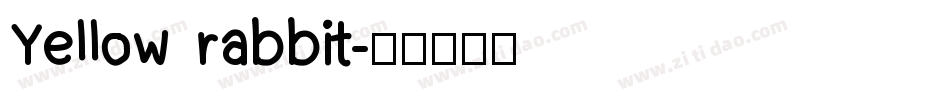 Yellow rabbit字体转换